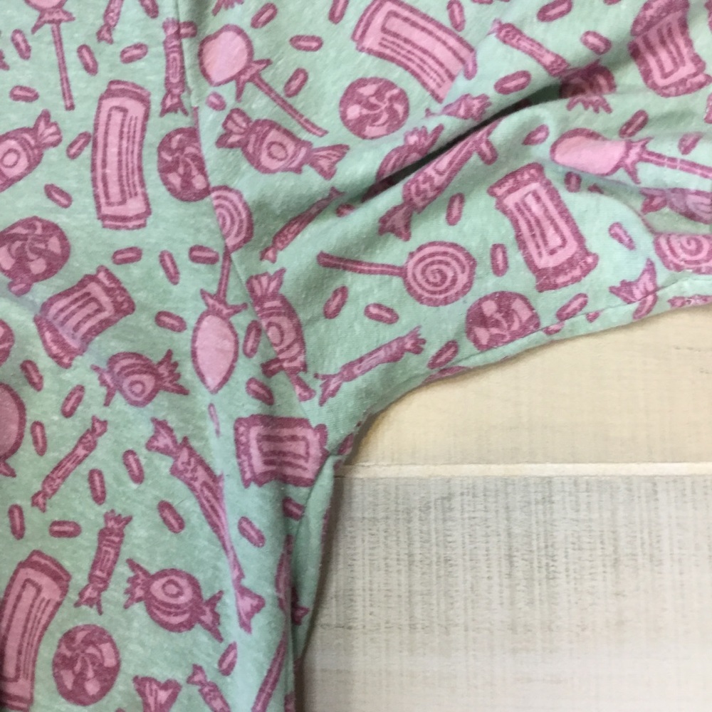 Lularoe Perfect Tee With Candy Pattern - image 3
